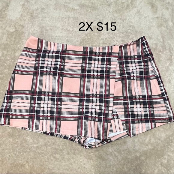 Plaid skort - Picture 1 of 1